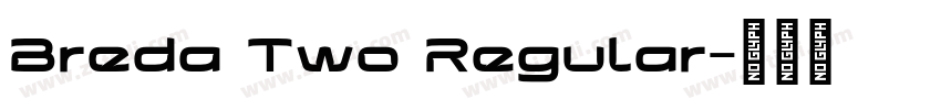 Breda Two Regular字体转换